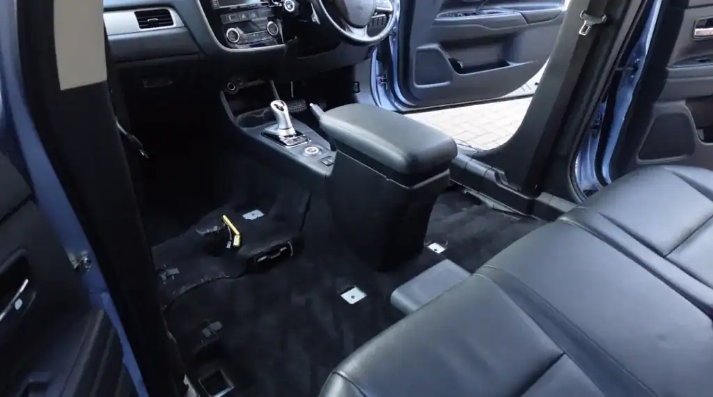 Deep clean with seats removed for a spotless finish for this Mitsubishi Outlander in Croydon